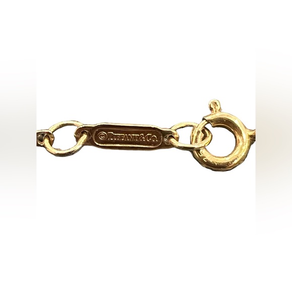 TIFFANY Diamond clover key pendant necklace in 18k yellow gold - Picture 5 of 8